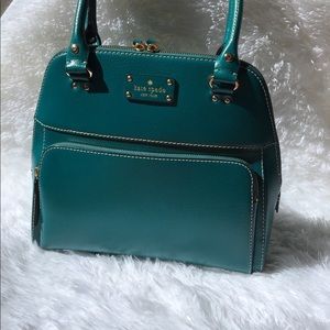 Brand New Kate Spade Maeda Blue Leather purse